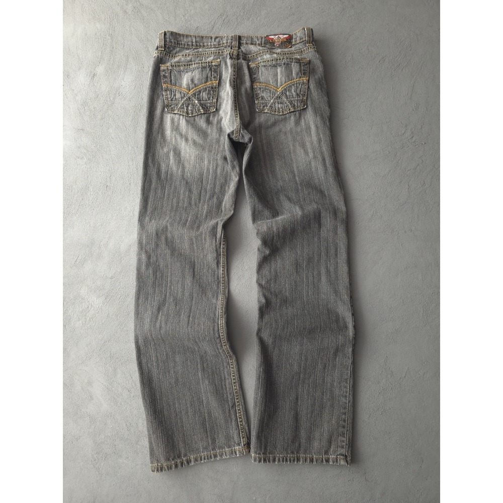 Vintage 2000s Y2K Lois & Co. Grey Straight Leg Denim Jeans Men's 33 x 32.5